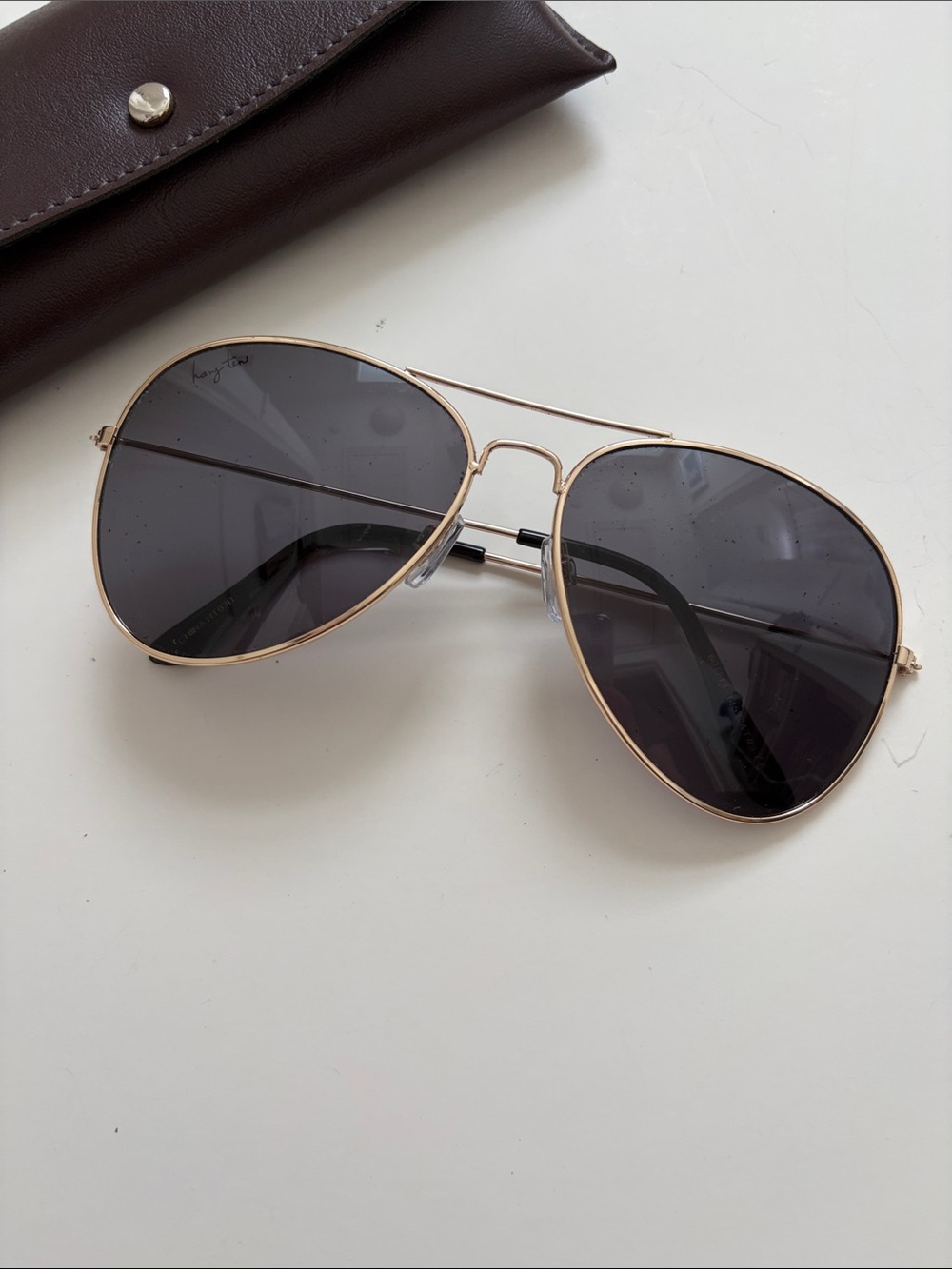 Vintage 90s Hang Ten Aviator Style Sunglasses